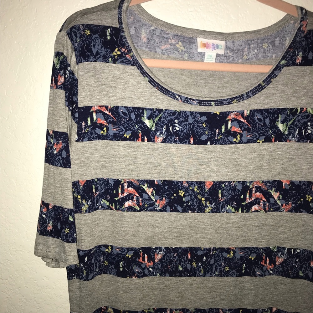 LuLaRoe Striped Julia Dress 2X, Coveted BNWT Style